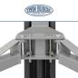 Preview: Twin Busch 2 Säulen Hebebühne TW242M 4.2t – BASIC LINE – halbautomatische Entriegelung GREY-Line